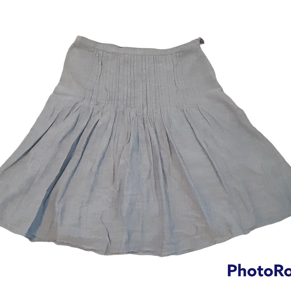 H&M Light Blue A-Line Skirt